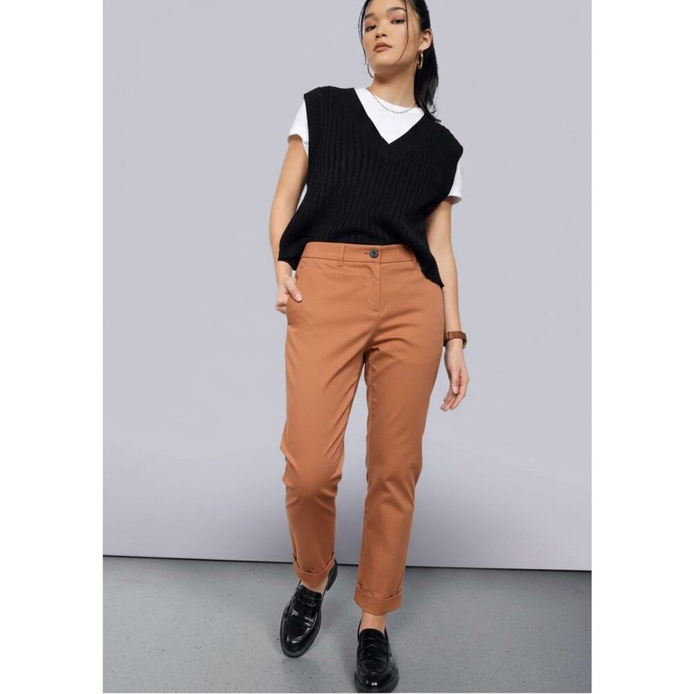Wildfang Rust/Tan Cropped Trousers